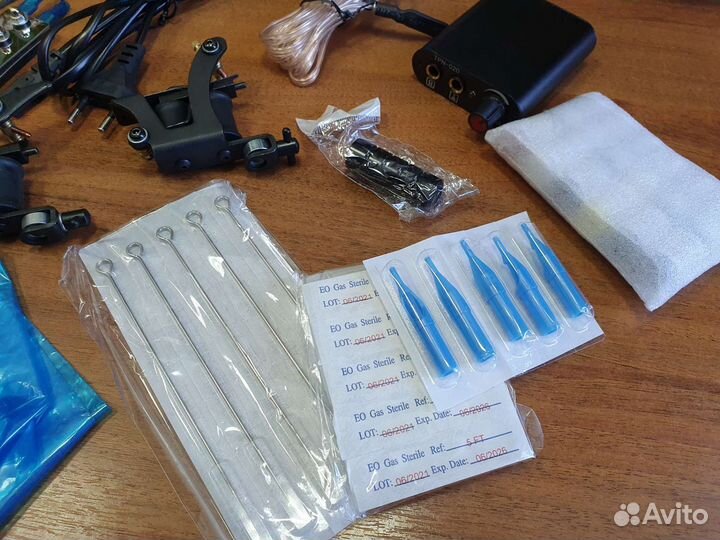 Новый набор для тату, 2 машинки