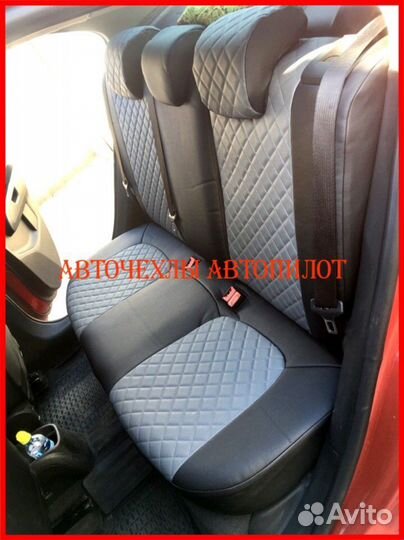 Чехлы Автопилот Chevrolet Aveo T300 из экокожи