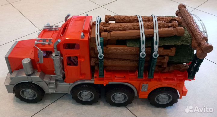Лесовоз+аксессуары для пластилина+коляски