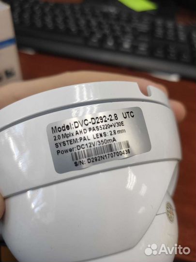 Камера видеонаблюдения купольная