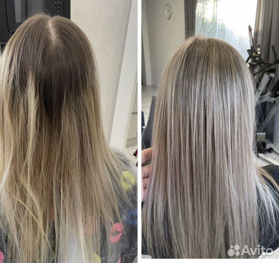 Покраска волос, мелирование, аиртач, балаяж