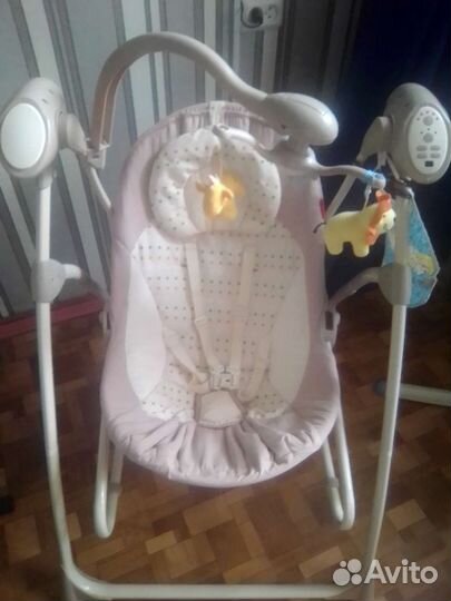 Детские электронные качели бу
