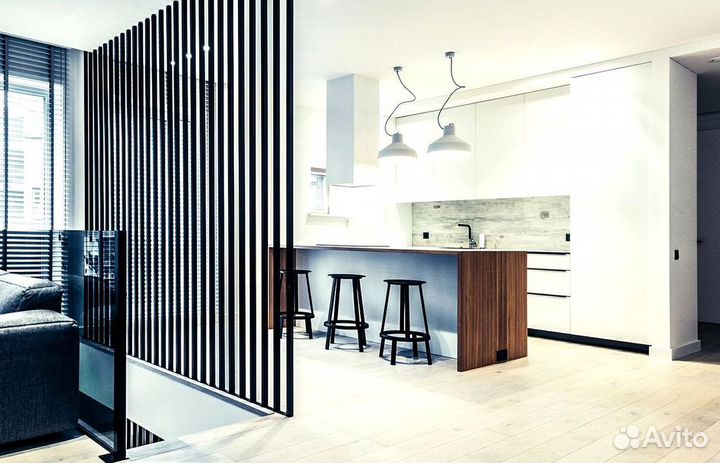 Раздвижная реечная дверь