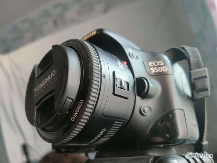 Canon eos 550d + объектив 50мм