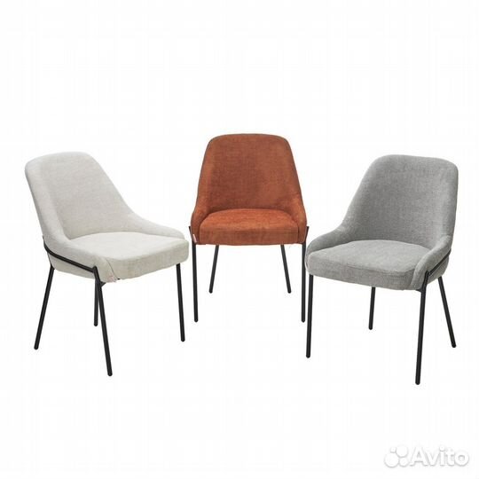 Стул Gabi, рогожка серый