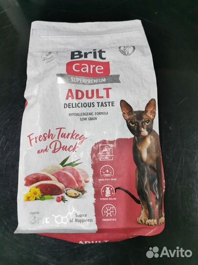 Brit premium и care сухой и влажный для кошек