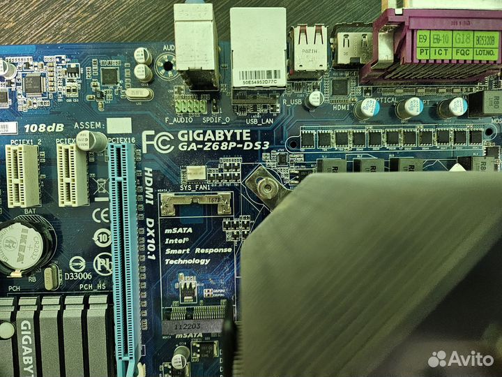 Комплект i7 2600/z68/16gb