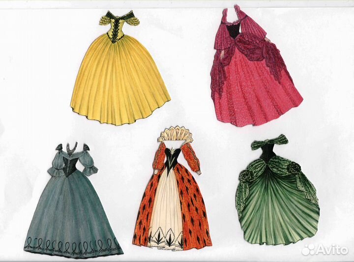 Бумажные куклы с одеждой для вырезания