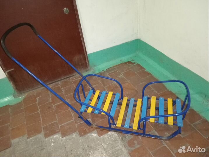 Санки двухместные