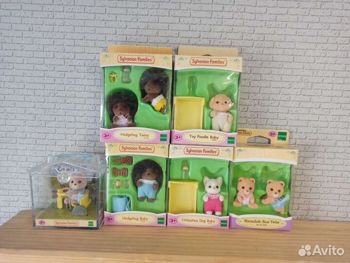 Sylvanian families семьи и малыши
