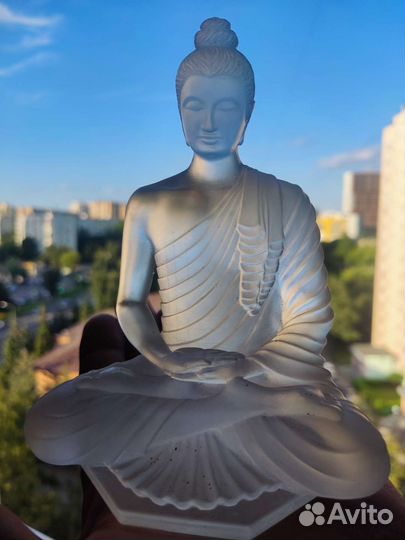 Будда флорариум,прозрачный