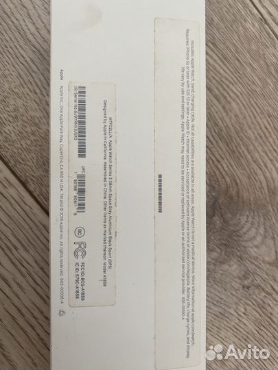 Часы apple watch 3 38 mm