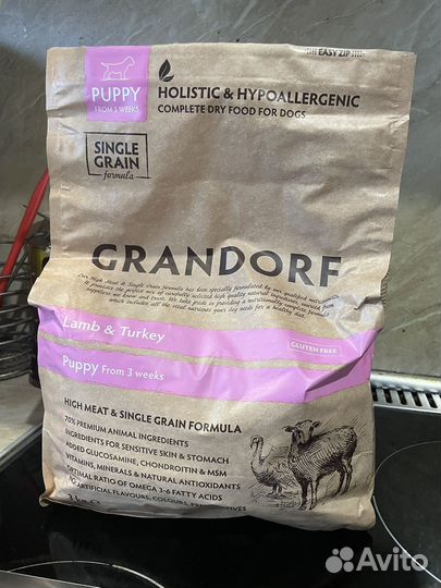 Корм для щенков Grandorf Lamb&turkey