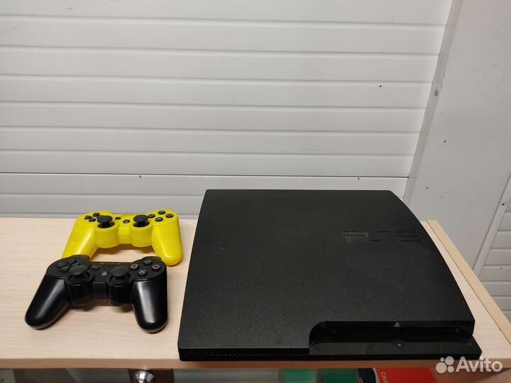 Ps3 slim (2 джойстика + много игр)