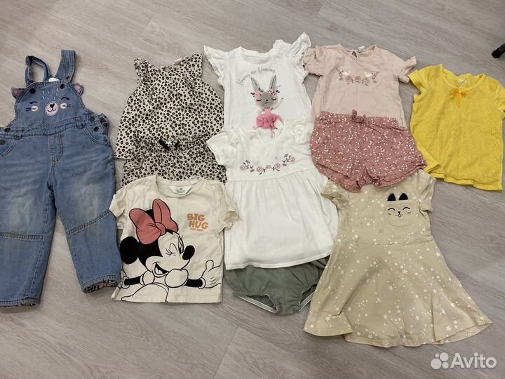 Вещи пакетом на девочку 2 года