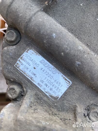 Тойота will компрессор кондиционера 447220-6651