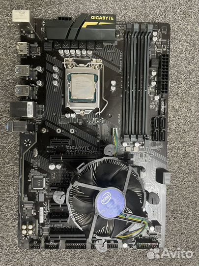 Материнская плата z270p-D3 с процессором G3930