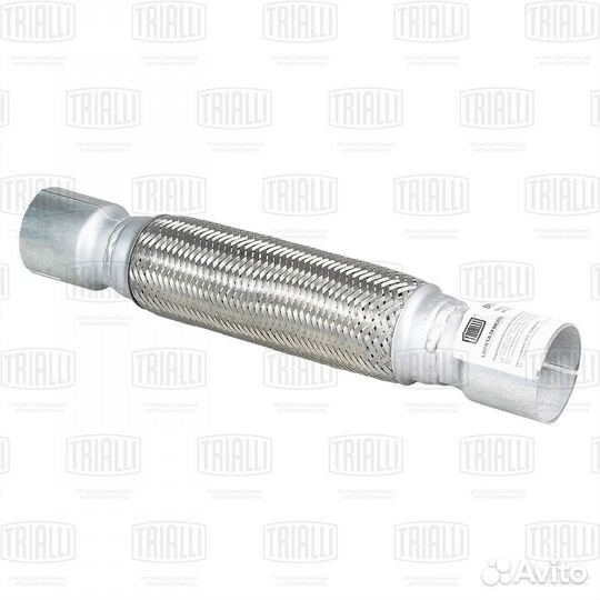 Переходник 60 60 L400 под хомут с гофрой 50х250 не