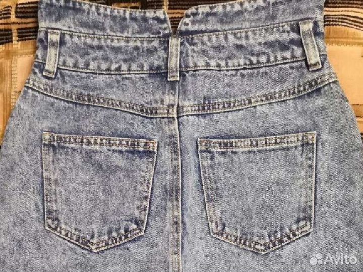 Юбка джинсовая