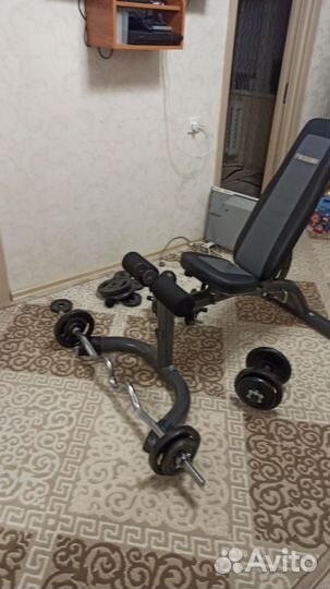 Скамья для жима и пресса бу