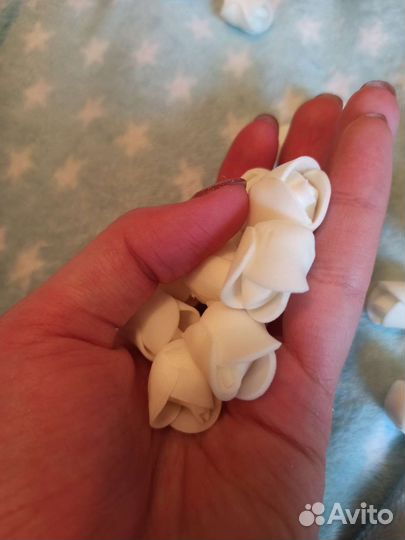 Розы из фоамирана