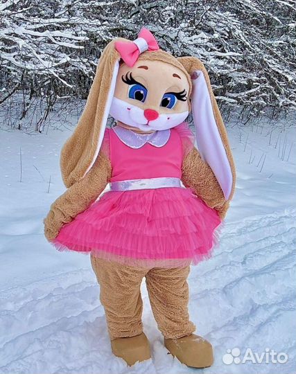 Ростовая кукла мишка и зайка печенька на праздник