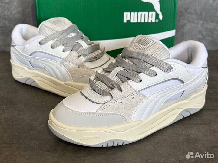 Кроссовки мужские/кеды puma 180 tones white