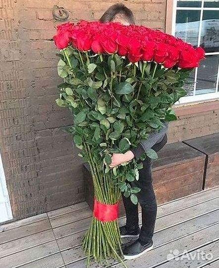 Высокие розы Букеты с доставкой