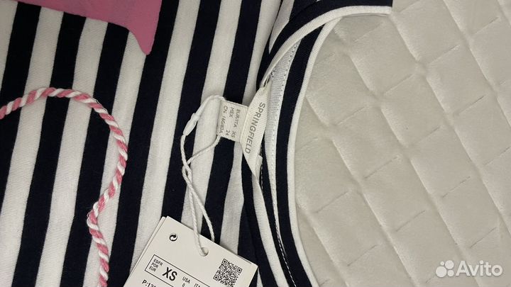 Футболка женская тельняшка с принтом