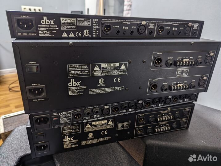 Звуковая аппаратура dbx: эквалайзеры, компрессор