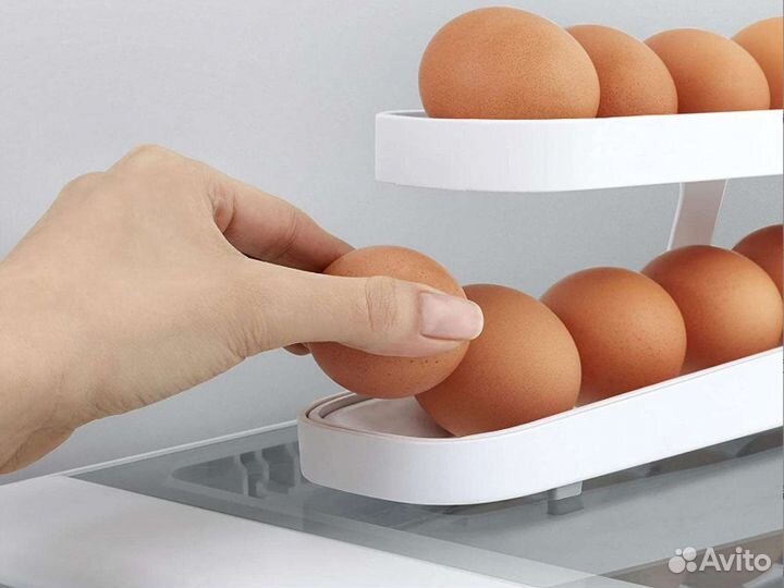 Контейнер для яиц с автоматической прокруткой