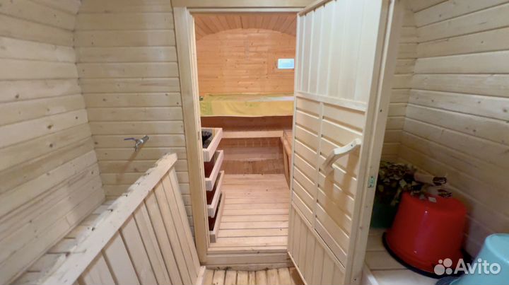 Баня бочка Квадро под ключ