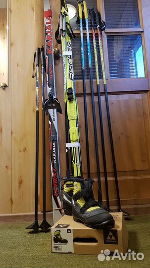 Лыжи с ботинками