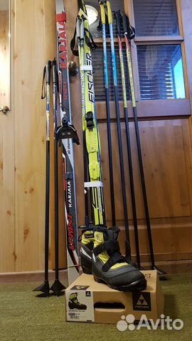 Лыжи с ботинками
