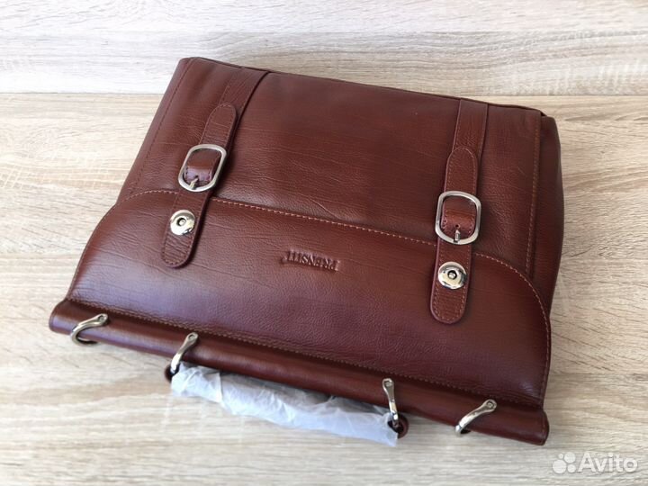 Портфель из натуральной кожи