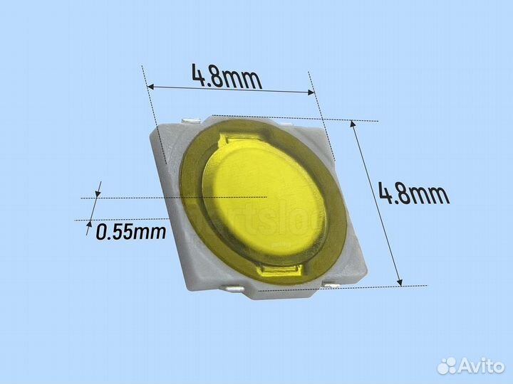 Набор тактовых кнопок Без фиксации 4 вида по 5 шту