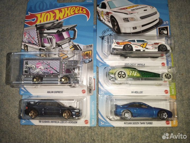 Hot Wheels, Matchbox (Mainline и Premium)