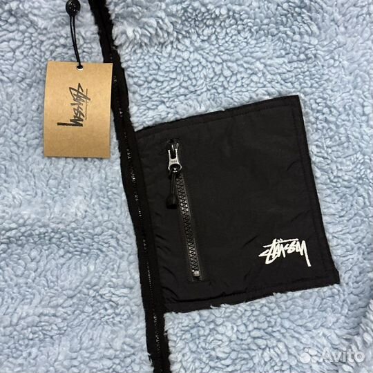 Куртка Stussy Sherpa Blue SS23