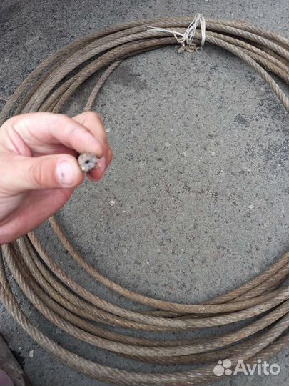 Трос стальной буксировочный