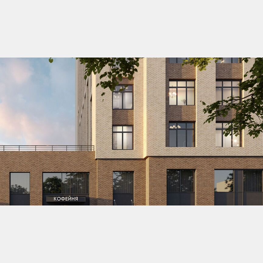 Квартира-студия, 23,2 м², 2/12 эт.