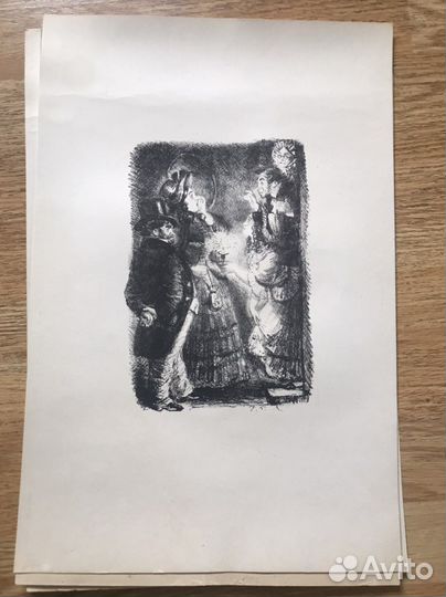 Рудаков графика оригинал Мопассан