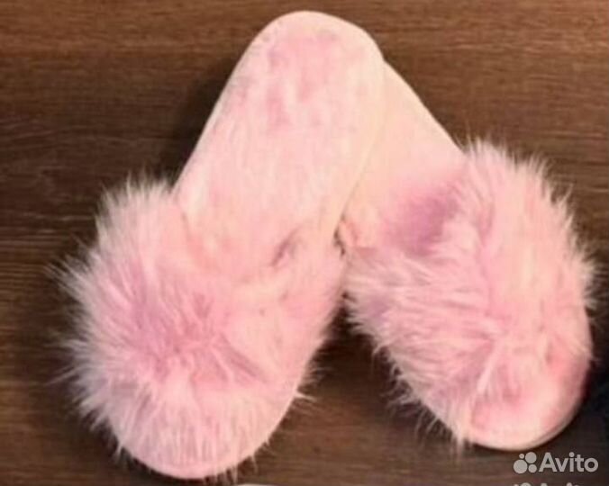 Тапочки женские меховые