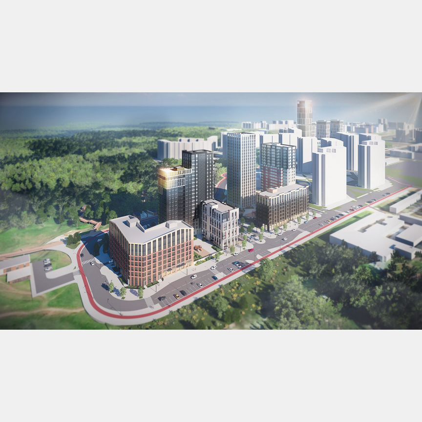 3-к. квартира, 97,1 м², 7/23 эт.