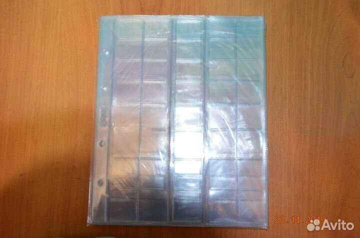 Листы скользящие для монет стандарта Оптима