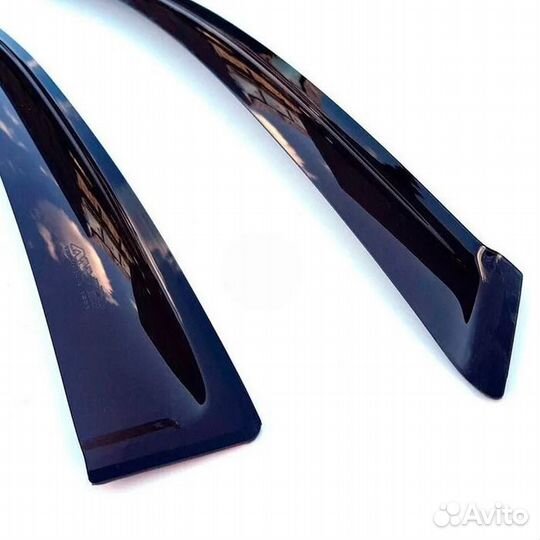 Дефлекторы окон Ларгус из 6 частей короткие