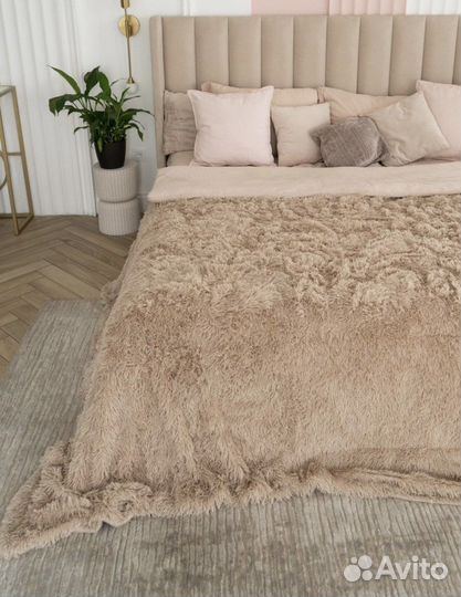 Плед пушистый, плед травка 200х220 разные цвета