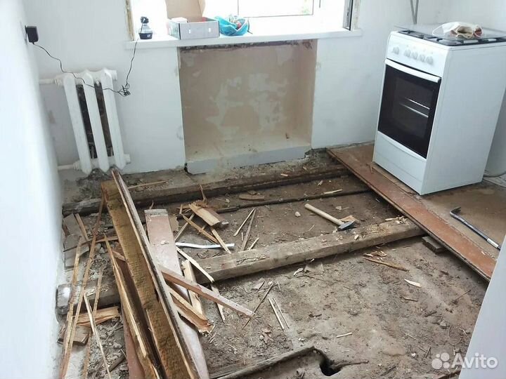 Ремонт и замена полов