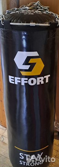Мешок боксерский (пвх крошка, ветошь) Effort