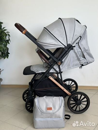 Прогулочная коляска с перекидной ручкой «Luxmom»