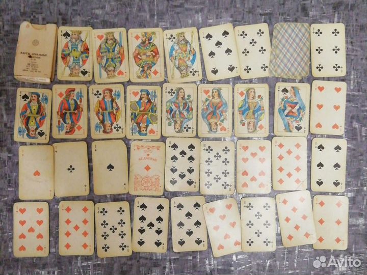 Игральные карты времен СССР